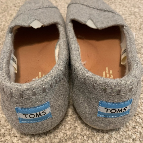 TOMS - GREY FLEECE-LINED CLASSICS - Picture 4 of 5